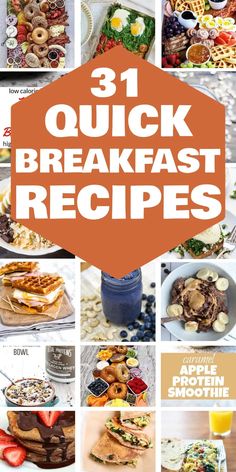 31 Quick and Easy Breakfast Ideas - Breakfast Ideas to Jumpstart Your Day: Rise and shine, fellow food enthusiasts! Let's talk about the unsung hero of our culinary adventures: breakfast. Ah, yes, that glorious meal that kickstarts our day with a symphony of flavors and energy. But wait, before you hit snooze on your morning meal routine, let me whisk you away on a tantalizing journey through a world of breakfast delights. Quick And Easy Breakfast Ideas, Easy Breakfast Ideas, Protein Bowls, Easy To Make Dinners, Breakfast Bowl, Unsung Hero, Quick And Easy Breakfast, Rise And Shine, Breakfast Foods