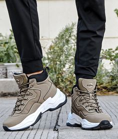 Alyn Men's Casual Sneakers | Ultrasellershoes.com – Ultra Seller Shoes Mens Boots Online, Brand Name Shoes, Brand Collaboration, Boot Types, Mixed Colors, Men's Boots, Nike Huarache, Work Boots, Men's Casual