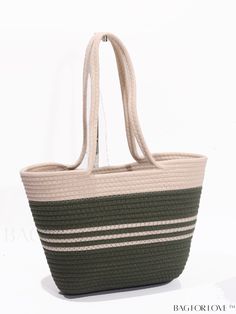 BagForLove - Stylish & Versatile Woven Straw Bag - A Contemporary Fashion Must-Have Everyday Khaki Bags With Braided Handles, Casual Green Bucket-shaped Bag, Casual Green Bucket Shaped Bag, Green Casual Bucket Bag, Green Casual Canvas Bag, Casual Green Bags With Braided Handles, Casual Green Beach Bag With Handles, Green Bucket Shoulder Bag, Green Bucket Shoulder Bag For Everyday Use