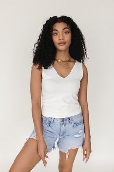 Dana Cream Tank, alternate, color, Cream California Necklace, Denim Tube Top, Black Western Boots, Neon Sandals, Clear Strap Heels, Lug Boots, Taupe Boots, Strappy Block Heels, Time After Time