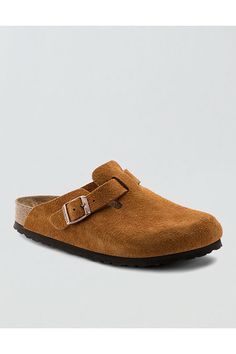 Not eligible for promotions | Only ships within the USA Birkenstock Suede, Birkenstock Clogs, Auburn Color, Boot Cut Leggings, Lounge Bra, Suede Clogs, Bra Dress, Boston Clog, Padded Sports Bra