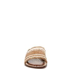 Feel bright and breezy wearing the Sam Edelman® Georgia Slide Sandal..Raffia upper..Synthetic insole..Imported..Product measurements were taken using size 9, width M. Please note that measurements may vary by size..Measurements: Heel Height: 1/2 in Weight: 7 oz Platform Height: 1/4 in Beach Slip-on Mules With Flat Heel, Beige Flat Slides For Vacation, Spring Beach Slides In Synthetic Material, Closed Toe Slip-on Slides For Beach, Closed Toe Beige Slides For Summer, Beige Closed Toe Slides For Beach, Beige Closed Toe Slides For The Beach, White Slides With Woven Sole For Spring, Beach Slides With Slip-on Fit And Closed Toe