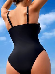 Description: Unleash your inner goddess with this stunning sheer high-waisted monokini bikini in a seductive mesh fabric. Designed to accentuate your curves and exude confidence, this swimsuit is perfect for making a bold statement at the beach or poolside. The high-waisted design adds a touch of retro charm while the sheer netting adds an element of allure. Embrace your sensuality and turn heads with this show-stopping pieceMaterial: NylonColor: JY248BKSize: S, M, L, XLItem: SwimsuitStyle: Tria Swimsuit Material, Exude Confidence, Inner Goddess, Monokini Swimsuits, Swimwear Bottoms, Black Swimwear, Swimsuits High Waisted, Plus Size Bra, Swimwear Shorts