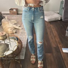 Mother Jeans- Style Pictured Mother Jeans, Fashion Pictures, High Jeans, Jeans Style, High Rise, Women Jeans, Red, Women Shopping, Color