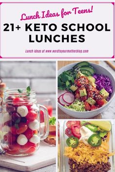 lunch ideas for teens 21 + keto school lunches that are easy to make