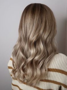 Dark Beige Blonde Hair Balayage, Biscuit Beige Blonde Hair, Syrup Blonde Hair, Creamy Beige Blonde Hair, Dark Neutral Blonde Hair, Medium Beige Blonde Hair, Dark Champagne Blonde Hair, Dark Blonde To Brunette, Blonette Hair Color