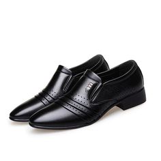 Material: RubberStyle: Soft Leather, Mature, Business BreathableType: Slip-On, Solid, Oxfords, Flats, Fashion Heel Shoes, LoafersMaterial: PUToe Shape: Pointed Toe Black Pointed Toe Dress Shoes For Summer, Spring Black Pointed Toe Dress Shoes, Fitted Black Dress Shoes For Business Casual, Elegant Black Summer Dress Shoes, Elegant Black Dress Shoes For Summer, Black Fitted Dress Shoes For Office, Fitted Black Dress Shoes For Office, Black Formal Dress Shoes For Spring, Elegant Black Dress Shoes For Spring