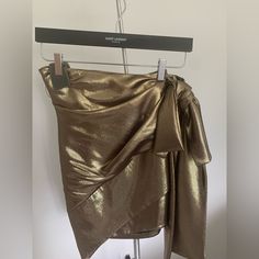 Nicely Classy Skirt Classy Skirts, Gold Skirt, Yves Saint Laurent, Saint Laurent, Womens Skirt, Skirt, Women Shopping, Gold, Color