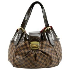 Louis Vuitton Sistina GM Damier Ebene Shoulder Bag Item Details: Designer: LOUIS VUITTON Retail: N/A Model: Sistina GM Material: Damier Ebene Style: Shoulder Bag Color: Brown Date Code: CA4120 Made: Spain Made Year: 2010 Measurements: L 18.5" H 11.4" D 5.9" Accessories: Dust Bag. Condition Detail: Fair - The Item is well-used and may have visible scratches, rubbed corners, darkened leather tanning, and stains. See the listing description for details. Outside: Some signs of use. Inside: Light dir Leather Tanning, Pre Owned Louis Vuitton, Shoulder Bag Brown, Damier Ebene, Louis Vuitton Handbags, Tanning, Dust Bag, Designer Handbags, Spain