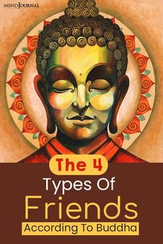 the 4 types of friends according to buddha by mind journal, paperback cover art print