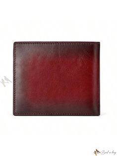 Bird in Bag - Authentic Leather Slim Wallet with RFID Blocking and ID Windows Formal Wallets With Id Window, Formal Wallet With Id Window, Classic Burgundy Wallet With Card Slots, Classic Burgundy Wallet For Business, Classic Burgundy Wallets With Interior Card Slots, Classic Burgundy Wallet With Interior Card Slots, Classic Burgundy Rectangular Wallets, Red Leather Bifold Coin Purse, Burgundy Wallet With Interior Card Slots