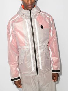 Shop A-COLD-WALL* insulated hooded jacket with Express Delivery - FARFETCH A Cold Wall, Puma Jacket, Hooded Jacket, Patch Logo, Motorcycle Jacket, Rain Jacket, High Neck, Top Brands, Athletic Jacket