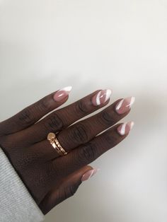 Nails With Almond Shape, Almond Nails Black Women, Almond Nails Black, Nails Black Women, White Almond Nails, Almond Shaped Nails, Nails Birthday, Dc Trip