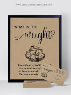 what is the weight? card with envelope and postcard for each individual to write on