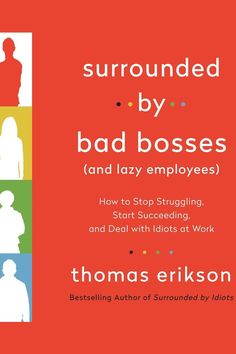 the cover of surrounded by badbosses and lazy employees, with four different silhouettes