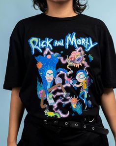 Rick and Morty Creatures T-Shirt Tee Outfit, One By One, Direct To Garment Printer, Tshirts Online, Shirt Outfit, Combed Cotton, Shirt Online