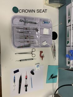 Dental Procedures Step By Step, Dental Tray Setup, Dental Hygiene Graduation, Dental Lab Technician