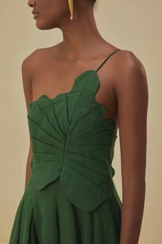 Green One Shoulder Lea Mini Dress – FARM Rio Summer 2024 Women's Fashion, Off Shoulder Green Dress, Chartreuse Dress Wedding, Green Leaf Dress, Wedding Guest Two Piece Outfit, Funky Formal Wedding Guest, Fun Wedding Guest Dress, Colorful Cocktail Dress, Rehearsal Dinner Dress For Bridesmaid