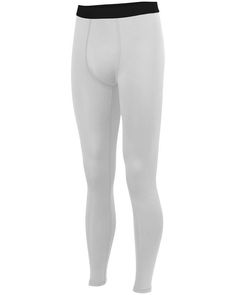 Men's Hyperform Compression Tight - WHITE - 3XL | Augusta Sportswear Men's Hyperform Compression Tight in White Size 3XL | Polyester/Spandex Blend Men Sportswear, Popular Colors, Compression Shorts, 4 Way Stretch Fabric, Mens Sportswear, Wholesale Clothing, Polyester Spandex, White Jeans, Stretch Fabric