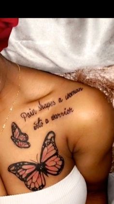 Name Cover Up Tattoos For Women On Chest, Boujee Tattoos For Women, Tattoo Mafia, Inspirational Tattoo, Hand Tattoos For Girls, Chest Tattoos