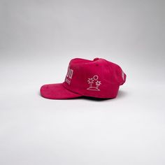 Malibu is a lifestyle. This hat is the fit. 100% Cotton CorduroySpot clean with distilled soapy water.Unstructured Corduroy hat. One size fits all. Summer 5-panel Hats For Sports Events, Pink 5-panel Sports Hat, Sporty Flat Bill Hats For Beach, Sporty Flat Bill Hats For The Beach, Corduroy Hat, Brand Ambassador, Soapy Water, One Size Fits All, Lifestyle