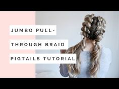 Pull Through Braid Pigtails Tutorial, Braid Pigtails Tutorial, Pigtail Tutorial, Pull Through Braid Pigtails, Pigtails Tutorial, Braid Pigtails, Double French Braids, French Braid Ponytail, Braiding Your Own Hair