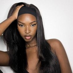 Headband Wigs for Black Women Straight Headband Wig Heat Resistant Synthethic US Wigs For Black Women Straight, Straight Headband Wig, Headband Wigs For Black Women, Headband Wig, Black Wig, Headband Wigs, Straight Wig, Wigs For Black Women, Headbands For Women