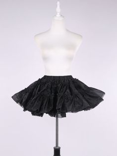 SizeFree SizeFull Length30Waist60-90 Stretch Petticoat For Costume Party, Fitted Can-can Petticoat For Costume Party, Black Petticoat For Costume Party In Spring, Spring Black Petticoat For Costume Party, Black Petticoat For Spring Costume Party, Black Spring Petticoat For Costume Party, Fitted Spring Petticoat With Can-can, Can-can Petticoat For Costume Party, Fitted Black Petticoat With Ruffles