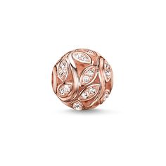 Beads for bracelets & necklaces – beads for ladies – THOMAS SABO Karma Bracelet, Sparkly Bracelets, Rose Gold Beads, Bracelets Design, Gold Skull, Rose Gold Crystal, Diy Crystals, Fitness Bracelet