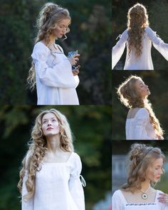 Royalcore Hairstyles, Ethereal Curly Hairstyles, White Hair Princess Aesthetic, Renfaire Hair Curly, Ethereal Aesthetic Curly Hair, Hair Goals