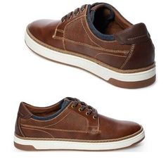 SONOMA Isaac Men's Shoes Lace-up Cognac size 8 NEW  | eBay Shoes Lace, Mens Casual Shoes, Cognac, Shoe Laces, Casual Shoes, Men's Shoes, Shoe Accessories, Mens Accessories, Socks