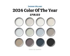 the color of the year is shown in different shades