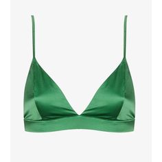 95% Silk, 5% Spandex Imported Dry Clean Only Back Hook And Eye Closure Adjustable Shoulder Straps Size Xs Revolve Summer Party Satin Bra, Green Triangle Top Bra, Elegant V-neck Bra, Silk Bralette, Silk Bra, Crochet Bra, Pink Bodycon Dresses, Purple Sweater, Pink Floral Dress