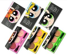 Powerpuff Makeup, Harry Potter Makeup Brushes, Cartoon Makeup, Chapstick Lip Balm, Alat Makeup, Eyeshadow Products, Hello Kitty Makeup, Makeup Pallets