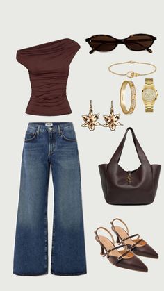 #sade #outfits #ootd #brown #sadegirl Outfit Inspo Casual, Casual Day Outfits, Girl Inspiration, Mom Outfits, Looks Style, Outfits Casuales, Cute Casual Outfits, Look Fashion