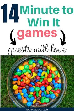 14 Minute To Win It Games That Your Guest Will Have A Blast With - Birthday Party Games For Kids, It Game, Minute To Win It, Adult Party Games, Fun Party Games, Holiday Games, Carnival Games