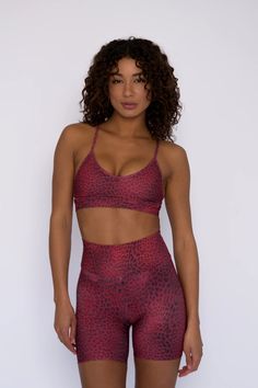 Cece Bike Short in Mai Tai – Skatie Compression Activewear With Built-in Bra And Short Length, Workout Activewear With Built-in Bra, Short Length, Fitted Activewear With Built-in Bra In Recycled Polyester, Fitted Biker Shorts With Built-in Padding For Athleisure, Fitted Biker Shorts With Built-in Padding For Workout, Fitted Athleisure Biker Shorts With Contoured Waistband, Fitted Athleisure Shorts In Recycled Polyester, Fitted Recycled Polyester Sports Shorts, Fitted Recycled Polyester Shorts For Sports