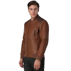 A brown leather jacket should be a great choice if you’re looking for a more athletic and younger style. Why you may wonder? It is because it’s no secret that light brown is the shade that just never goes out of fashion- the ideal vintage tone that keeps thriving and making you look like a fashion king no matter what. Therefore, we at Leather Skin Shop have got a treat for you: our Men’s Light Brown Leather Jacket is nothing but timeless grace and urban greatness. The lovechild of contemporary a Casual Brown Leather Jacket For Winter, Urban Brown Leather Jacket For Winter, Vintage Brown Leather Jacket Casual With Pockets, Casual Vintage Brown Leather Jacket With Pockets, Brown Leather Jacket For Streetwear, Masculine Brown Outerwear With Pockets, Brown Long Sleeve Leather Jacket For Streetwear, Urban Brown Biker Jacket With Pockets, Urban Brown Biker Jacket For Winter