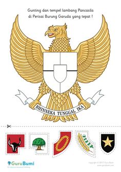 the coat of arms and insignias of different countries, including two eagle emblems