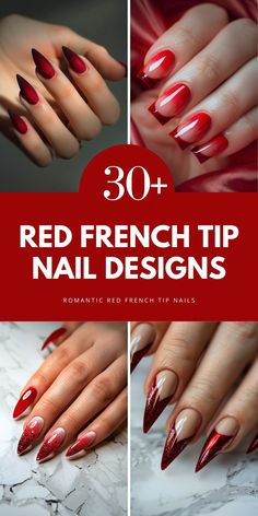 Discover a curated collection of over 30 red French tip nail designs for 2025. From dark and short styles to intricate designs featuring tortoise shell and cheetah print, find inspiration for every occasion. Save this pin to your "Nail Art" board and visit the article for more ideas.