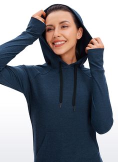 YOGA Women's Lycra Brushed long sleeve hoodie with soft and stretchy fabric. Drawstring pullover sweatshirts with pockets for easy storage. Thumb hole design keeps you warm and holds sleeves in place. Feature & Fitting: 
 Designed for running or workout 
 Hooded design, slim fit 
 Front pocket and thumbholes 
 Fabric: 
 Soft and skin-friendly fabric 
 Added Lycra for stretch 
 Brushed for comfort and warmth 
 88% Polyester, 12% Lycra 
 SKU : RZ36 .Easy reach by searching the SKU Fall Workout Sweatshirt With Kangaroo Pocket, Hoodie With Kangaroo Pocket, Hooded Go-dry Hoodie For Workout, Go-dry Hooded Hoodie For Workout, Go-dry Workout Hoodie, Workout Hoodie With Go-dry Technology, Stretch Hooded Activewear With Kangaroo Pocket, Workout Hoodie Sweatshirt With Kangaroo Pocket, Functional Gym Hoodie With Kangaroo Pocket