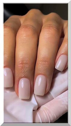 Embrace a soft, dreamy aesthetic with our milky pink nails! This delicate shade offers a touch of romance and elegance for a subtle yet chic look! Milky Pink Nails, Bridesmaids Nails, Kutek Disney, Milky Pink, Milky Nails, Simple Gel Nails