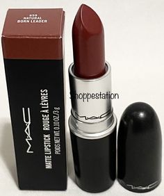 MAC Matte Lipstick  Shade 659 NATURAL BORN LEADER Full Size  3g / 0.1oz Condition is New In Box.  Ship by USPS First Class Package Mac 508 Hug Me, Mac Matte Lipstick Shades, Lipstick For Pale Skin, Mac Makeup Lipstick, Estilo Rachel Green, Born Leader, Mac Lipstick Swatches, Mac Lipstick Shades, Matte Lipstick Shades