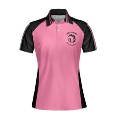 This Performance Polo is a terrific option for teams, organizations, or even a day out on the Golf course. Made from Bird-eye pique fabric, moisture-wicking fabric will keep you cool, dry, and ready to go as the weather changes. Whether at the gym or traveling to and from work, explore every option in comfort and style. Product detail: Material: Bird-eye pique fabric with 3-5% Spandex – Lightweight, breathable, moisture-wicking, stretchable quick-drying fabric that is comfortable to wear as a ca Polo Shirts For Women, Golf Women, Funny Golf Shirts, Womens Golf Shirts, Black Polo Shirt, Black Polo, Sleeve Women, Custom Apparel, Polo Shirt Women