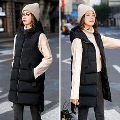 Brand Name: IngvnSeason: WinterPattern Type: SolidMaterial: CottonMaterial: PolyesterStyle: CasualModel Number: C-593Decoration: PocketsDecoration: ZippersClothing Length: LongGender: WOMENStuffing Percentage: ââ€?0%,<95%Age: Ages 18-35 Years OldCollar: Turn-down CollarItem Type: Outerwear & CoatsClosure Type: zipperMain Stuffing: CottonPercentage of Material: ââ€?0%,<90%Outerwear Type: Vest Female Waistcoat, Top Summer Outfits, Denim Pants Fashion, Snow Wear, Denim Fashion Women, Cotton Vest, Beige Top, Casual Cardigans, Crop Top And Shorts