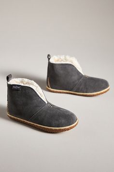 * Water-resistant suede upper* Pile insole* Rubber, rice husk sole* Slip-on styling* Imported Rice Husk, Shoes Unique, Favorite Words, Slipper Boots, Winter Shoes, White Shop, Shoe Shop, Tucson, Dress Codes