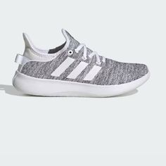 Brand New No Box Adidas Shoe, Cloud Foam, Adidas Cloudfoam, Comfortable Walking Shoes, Best Walking Shoes, Fashion Shoes Sneakers, Walking Sneakers, Grey Adidas, Adidas Online