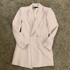 Reposhing This Item I Purchased From @Mandasarah18. Absolutely Love It, But Heartbroken It Doesn’t Fit! Never Worn By Me - Only Tried On. Original Owner Wore Only 3 Times. The Prettiest Pink, Gorgeous Gold And White Buttons And Perfect Condition! Questions? Leave A Comment Below! Feminine Semi-formal Spring Blazer, Pink Single Breasted Long Sleeve Blazer Dress, Pink Long Sleeve Single Breasted Blazer Dress, Spring Pink Blazer Dress With Buttons, Pink Double-breasted Blazer Dress, Pink Blazer Dress With Buttons For Spring, Spring Pink Blazer Dress For Workwear, Chic Pink Blazer Dress For Spring, Pink Fall Blazer For Semi-formal Occasions