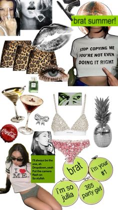 #fashion #pinterest #brat #neon #cheetah #fashion  #summer Summer Birthday Themes, Summer Birthday, Fashion Summer, Summer Party, Birthday Theme