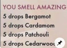 Oil Scent Combinations, Essential Oil Perfume Blends, Perfume Blends, Essential Oil Perfumes Recipes, Homemade Perfume, Essential Oils Diy, Essential Oil Combinations, Perfume Recipes